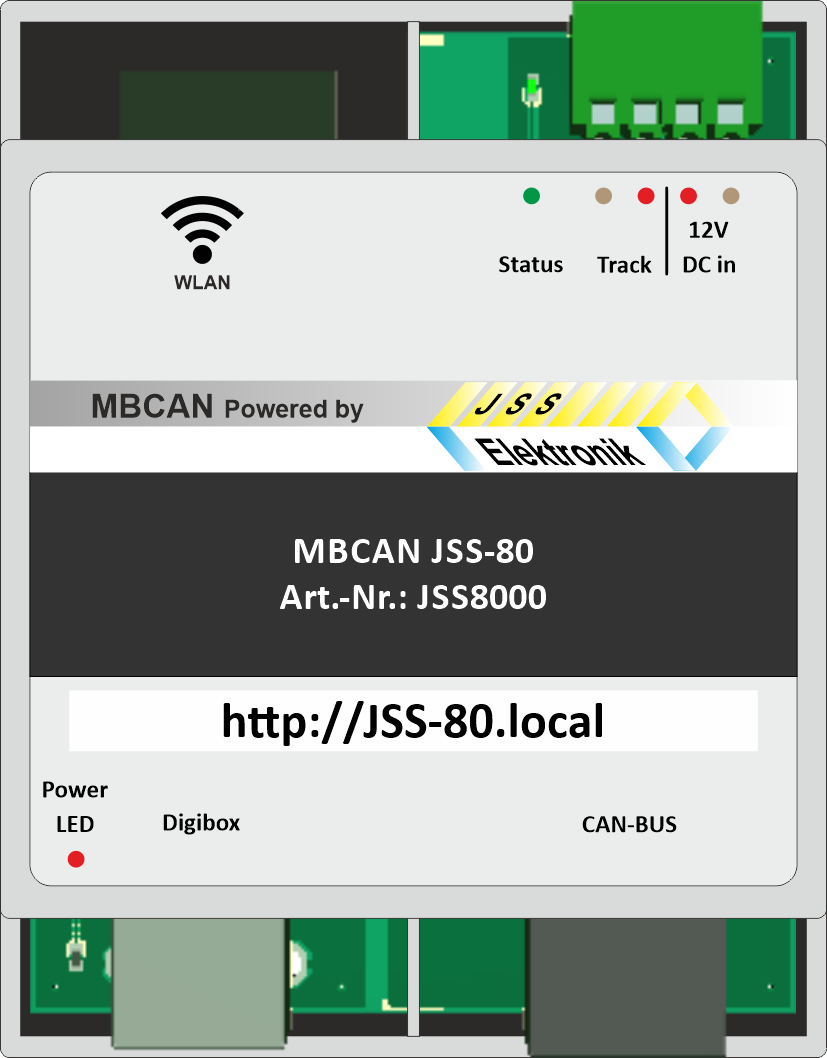 JSS-71 Digital-Verteiler für bis zu 4 Decoder‑ und oder Gleisanschlüsse